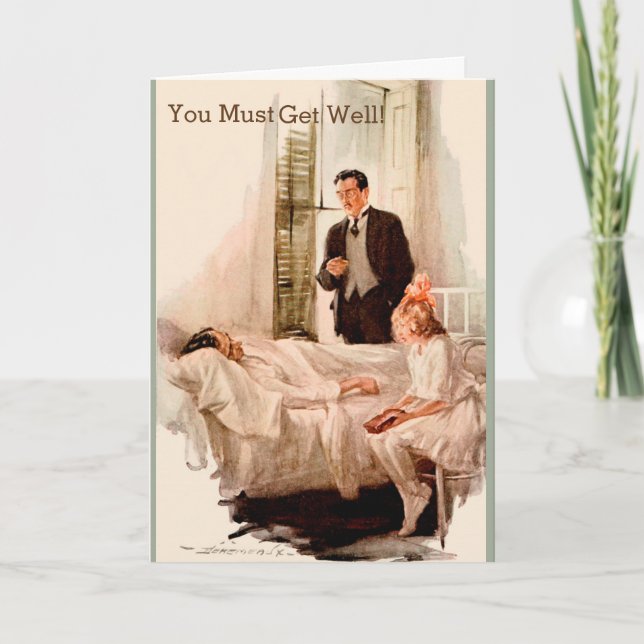 Get Well Cards Spaß Karte (Vorderseite)