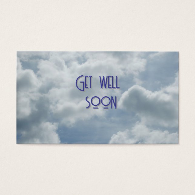 Get Well Gift Card (Vorderseite)
