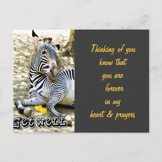 Get Well_ Postkarte (Vorderseite)