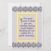 Get Well-Single-Karte für Co-Worker