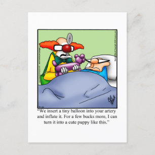 Get Well Spaß Spaß Postkarte