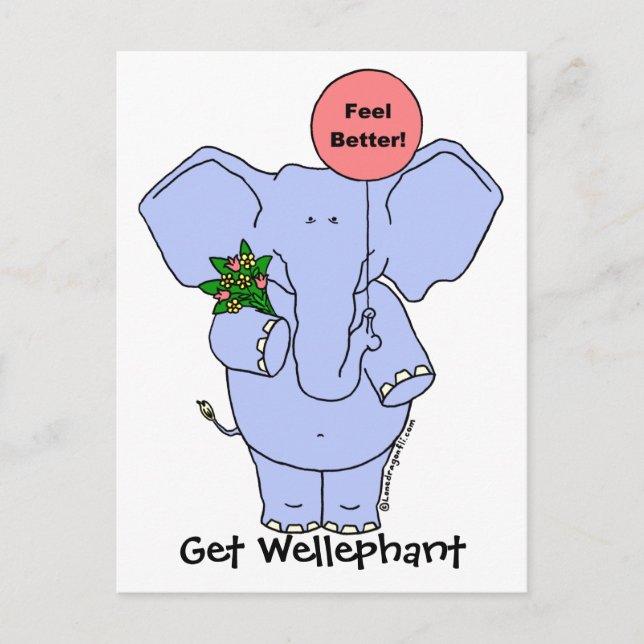 Get Wellephant Postkarte (Vorderseite)