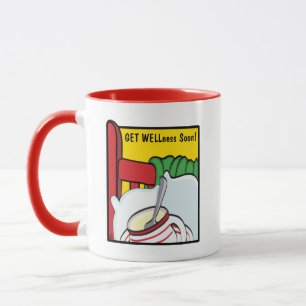 "Get WELLness bald" Classic White Coffee Tasse
