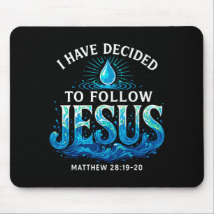Getauft Ich Habe Mich Entschieden Jesus Taufzu Fol Mousepad