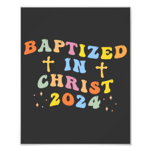Getauft in Christus Fotodruck