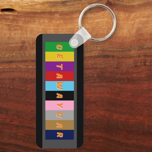 GETAWAY CAR SCHLÜSSELANHÄNGER (Rückseite)