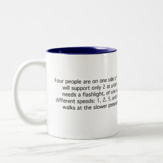 Geteilte Brücken-Überfahrt Zweifarbige Tasse