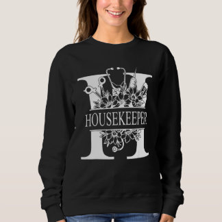 Geteilter Blumenrahmen-Hausmeister Sweatshirt
