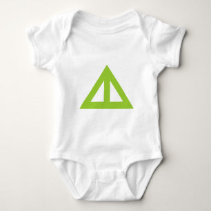 Geteilter Pfeil Dreieck Baby Strampler