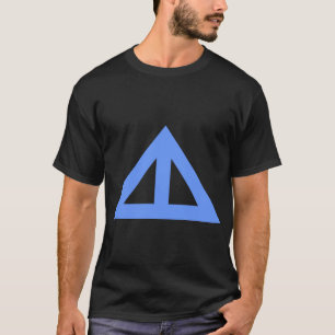Geteilter Pfeil Dreieck T-Shirt