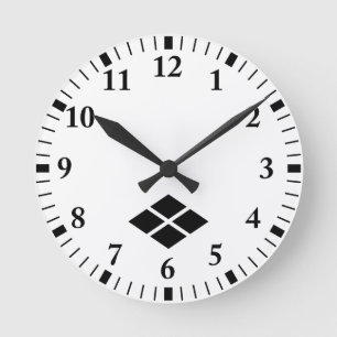 Geteilter Rundbus Runde Wanduhr