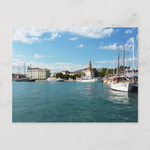 Geteilter Stadtshafen - Dalmatien, Kroatien Postkarte