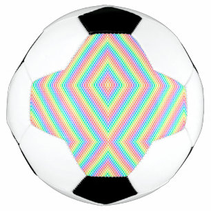 Geteiltes Bild, das ein Fußballdesign zeigt Fußball