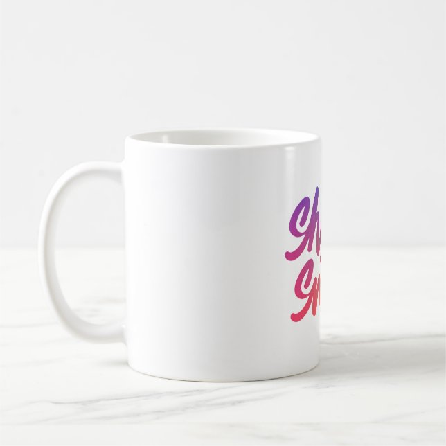 Geteiltes Lächeln Kaffeetasse (Links)