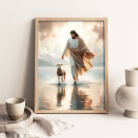 Geteiltes Wunder, Jesus und Lamm, Christliche Male