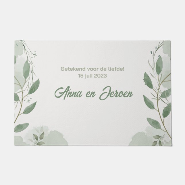 Getekend voor de Liefde! partnerschap  Fußmatte (Vorderseite)