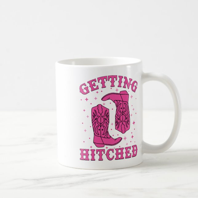 Getestet Bride Groom Western Wedding Bachel Kaffeetasse (Rechts)