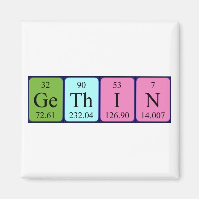 Gethin Periodenmagnet Magnet (Vorne)