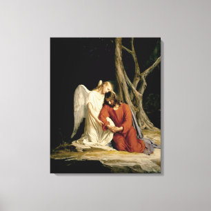 Gethsemane Digital wieder hergestellt Leinwanddruck
