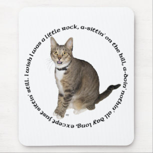Getigert Katzenwünsche Mousepad