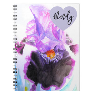 Getigerte Katze Katzen Aquarell Weiblicher Name Notizblock