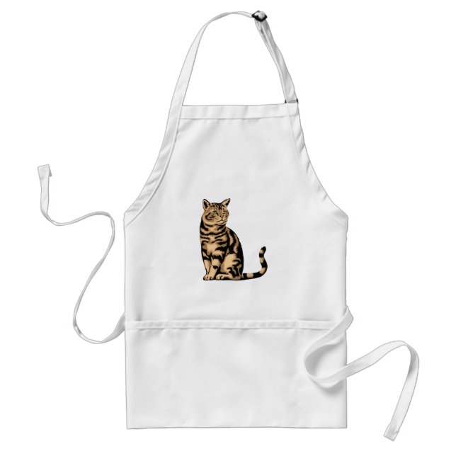 Getigerte Katze Schürze (Vorne)