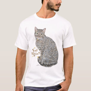 Getigerte Katze Wellensittich? T-Shirt