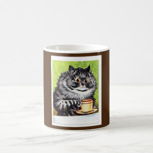 Getigerte Katzentasse, Louis Wain, Kaffeetasse