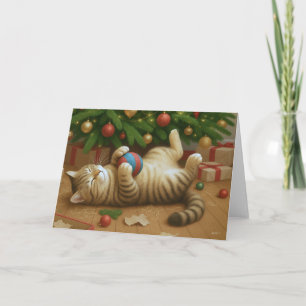 Getigerte Weihnachtsfunken Karte