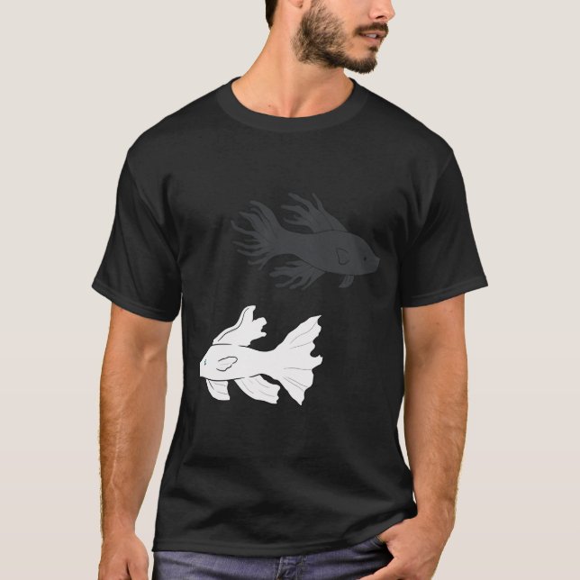 Geto und Gojo Fisch T-Shirt (Vorderseite)