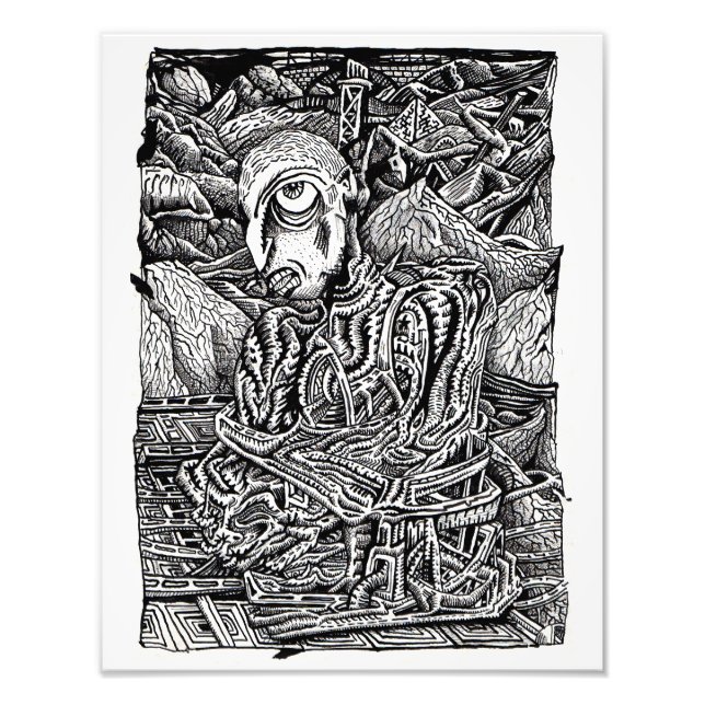 Getragen von Brian Benson Fotodruck (Vorne)