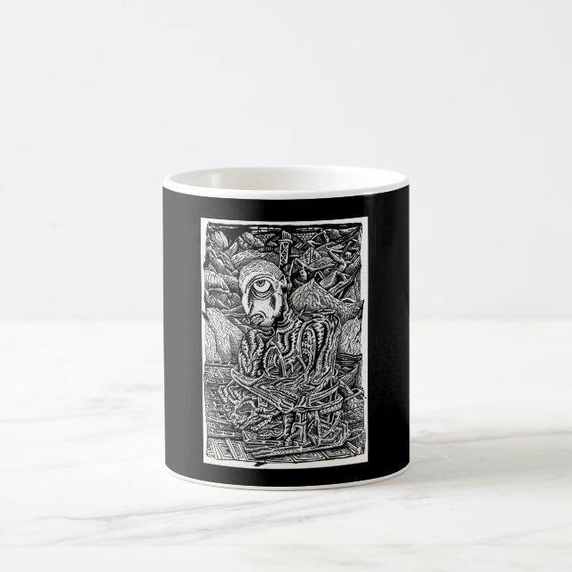 Getragen von Brian Benson Kaffeetasse (Mittel)