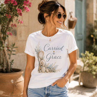 Getragen von Gnade – Küsten Inspiration Tri-Blend Shirt