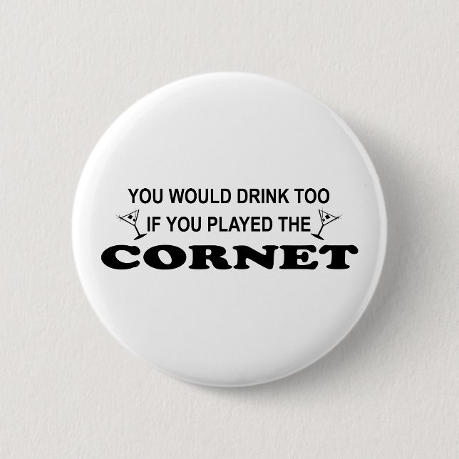 Getränk-auch - Kornett Button (Vorderseite)
