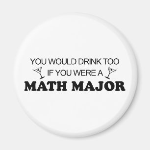Getränk-auch - Mathe-Major Magnet