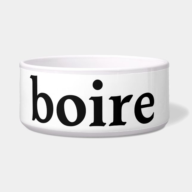 Getränk auf französisch napf (Vorderseite)