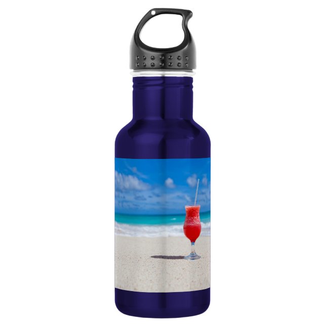 Getränk auf Strand Trinkflasche (Vorderseite)