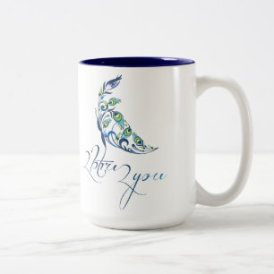 Getränk der Art-2btru2you Zweifarbige Tasse