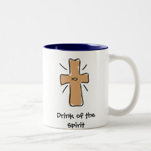 Getränk der christlichen Kaffee-Tassen des Geiste Zweifarbige Tasse