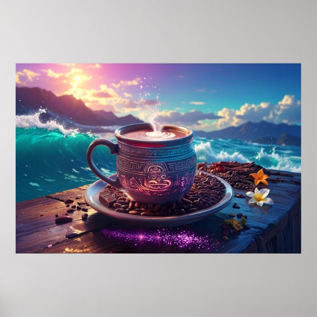 GETRÄNK DER GÖTTER - KAKAO POSTER (Vorne)