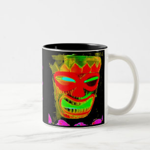 Getränk herauf Mann Zweifarbige Tasse
