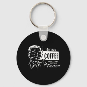 GETRÄNK-KAFFEE T - Shirt Schlüsselanhänger