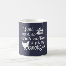 Getränk-Kaffee u. Pet meine Hühner Kaffeetasse