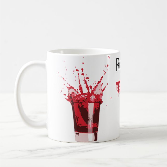 Getränk-Tiger-Blut Kaffeetasse (Links)