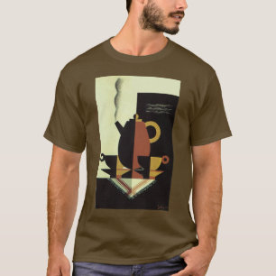 Getränke aus alten Zeiten Kaffee-Kanne mit Tassen T-Shirt