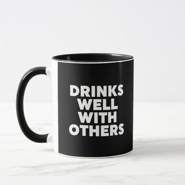 Getränke gut mit anderen tasse (Links)