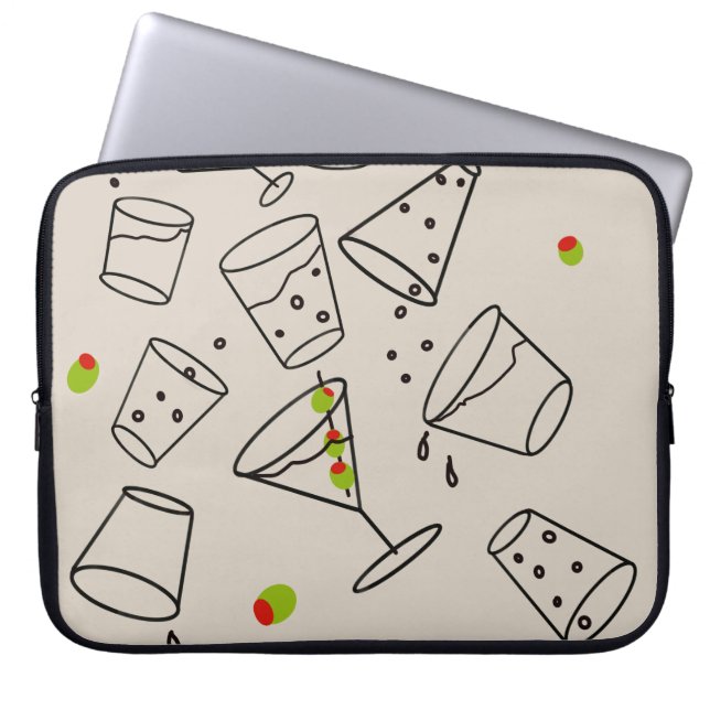 Getränke Laptop Hülle Case (Vorderseite)