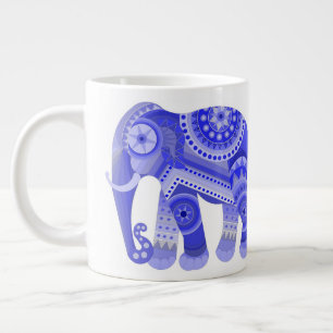 GETRÄNKE MIT COOLER BLUE KAFFEE-TASSE Jumbo-Tasse