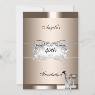 Getränke und Party Einladung