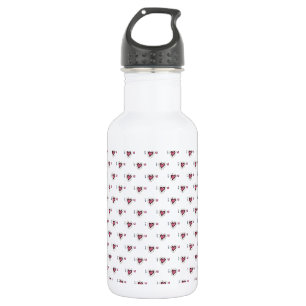 Getränkflasche, Cute i Heart u, Doodle-Muster Trinkflasche